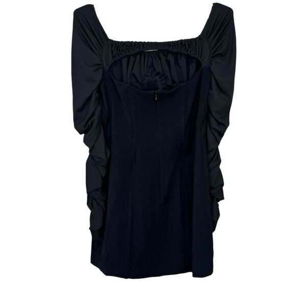 NEW NBD Revolve Carlota Carlotta Mini Dress Black Size Medium - Picture 4 of 7